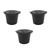 3Pcs Reusable Coffee Filter Plastic Lightweight Coffee Filter Capsule Set with Spoon Brush 15ml