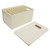 Foldable Closet Organizer 9 Grids Wardrobe Clothing Storage Bin with Lid Washable Stackable Folding Box for Pants Sweater Shirt Beige