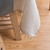 Tassel Cotton Linen Fabric Dust Proof Tablecloth Table Cover Tabletop Decoration(Brown 55*55in)