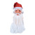 Santa Claus Headgear Christmas Headdress Decoration Holiday Soft Latex Adult Headgear Xmas Gifts Party Cospaly Props