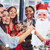 Santa Claus Headgear Christmas Headdress Decoration Holiday Soft Latex Adult Headgear Xmas Gifts Party Cospaly Props