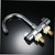 Foldable RV Faucet Rotating Two Handle Deck/Wall Mounted RV Kitchen Faucet Hot and Cold Water Mixer Tap for Motorhome Travel Trailer