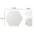 Wall Lamp Creative Night Light LED Bedroom Decorative Hexagonal Module Honeycomb Modeling Lamp Bedside Background Lights