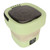 10L Foldable Washing Machine Mini Underwear Laundry Machine Small Portable Washing Machine for Dormitory Hotel Travel Green UK Plug