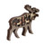 3D Wood Carving Animal Multi Layer Forest Animal Wood Carving Crafts Home Furnishing Wall DecorationDeer