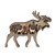 3D Wood Carving Animal Multi Layer Forest Animal Wood Carving Crafts Home Furnishing Wall DecorationDeer