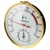 Sauna Temperature Gauge Hygrometer 10 to 120℃ Wall Mounted Aluminum 2 in 1 Sauna Hygrothermograph for Greenhouse Spa Room