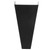 Modern Minimalist Up and Down Wall Light Trapezoid LED Wall Lamp with Warm Light AC85‑265V Black Shell