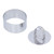 Cake Mousse Ring Mold Stainless Steel Dessert Rings Cake Cutter for Salads Pastries Baking ToolRound: 4x8cm