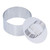 Cake Mousse Ring Mold Stainless Steel Dessert Rings Cake Cutter for Salads Pastries Baking ToolRound: 4x8cm