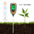 4 In 1 LCD Moisture Temperature Sunlight PH Tester Meter Garden Soil