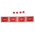 Christmas Table Runner Placemat Heat Protection Water Absorption Felt Table Runner Placemat(4 English Placemats 4 Coasters )