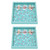 2 Pcs Picture Frames Innovative Wall Mount Photo Display Frames with Wood Clips for Home DecorationGreen Powder Photo Frame