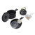 Camping Cookware Portable Nonstick Pot and Pan Set with Kettle Bowls Spoon Spatula for Backpacking Outdoor Picnic Barbecue Cooking