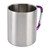 Stainless Steel Mug 360ml Double Wall Comfortable Handle Glossy Surface Exquisite Durable Stainless Steel Coffee MugPurple Handle