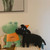 Cute Animal Plush Pillow Soft Comfortable Elastic Stuffed Doll Cushion for Home Bedroom Green Frog
