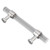 Acrylic Drawer Pulls Crystal Cabinet Pulls Wardrobe Silver Handle Cabinet Kitchen Bathroom Door Handle Hole Pitch 96mm