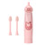 Children Electric Toothbrush Cartoon Pattern Waterproof Teeth Cleaning Brush Gift for KidsPink