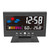 Electronic Alarm Clock Black Colorful Display Humidity Temperature Detect Sound Activated Alarm Clock for Bedroom Bedside