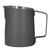 Milk Frothing Pitcher 500ml 304 Stainless Steel Milk Jug Beveled Coffee Steaming Creamer Cup with Dripless Spout and Scale for Cafe Kitchen Black