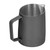 Milk Frothing Pitcher 500ml 304 Stainless Steel Milk Jug Beveled Coffee Steaming Creamer Cup with Dripless Spout and Scale for Cafe Kitchen Black