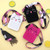 Cute Cat Pressing Bubble Messenger Bag with Adjustable Shoulder Strap Silicone Shoulder Bag Decompression Toys Gift for Kids