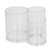Clear Round Plastic Makeup Container Transparent Cylinder Makeup Brush Holder Organizer