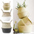 Foldable Storage Baskets Laundry Straw Patchwork Home Seagrass Belly Garden Flower Pot Basket