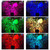 Ground Light Colorful ABS with Double Rotatable Joint Solar Spotlight for Outdoor Courtyard Garden 7LED White Light