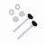 3 Pair Two piece Toilet Water Tank Screw Set Fixings Fitting Accessory Repairing Tools