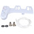Bathroom Intelligent NonElectric Cold Hot Water Toilet Bidet Sprayer Set with Double Nozzle(: 9/16 Thread (Copper Adapter), 15/16 Thread (Plastic Adapter) )