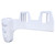 Bathroom Intelligent NonElectric Cold Hot Water Toilet Bidet Sprayer Set with Double Nozzle(: 9/16 Thread (Copper Adapter), 15/16 Thread (Plastic Adapter) )