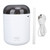 Mini Humidifier with Colorful Light 500ml USB Powered Low Noise Operation Mist Humidifier for Car Bedroom Office Travel White