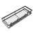 Wall Mounted Spice Rack Organizer Multifunction Metal Wall Spice Rack Hanging Shelf for Kitchen Bathroom