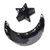 Ramadan Dessert Tray Iron Reusable Large Capacity Moon Star Shaped Ramadan Dessert Display Holder for Eid Ul Fitr JM00386