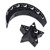 Ramadan Dessert Tray Iron Reusable Large Capacity Moon Star Shaped Ramadan Dessert Display Holder for Eid Ul Fitr JM00386