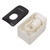Automatic Toothpaste Dispenser Wall Mounted Adhesive Toothpaste Squeezer Holder for Bathroom Black
