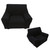 Single Seat Sofa Cover Polyester Couch Slipcover Elastic Couch Cover Black