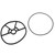 SP714T Valve Gasket O RingRebuild Kit 1‑1/2 for Hayward Variflo XL Multiport Valve Pool Spa Replacement Parts