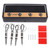 Guitar Key Holder Includes 4 Guitar Plug Keychains and 1 Wall Mounting Kit for Home Studio Office