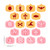 9Pcs 3D  Cutters Halloween Pumpkin Biscuit Mould Fondant Baking Tool Baking Molds DIY Hand Press Biscuit Stamp