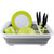 Collapsible Dish Rack Multipurpsoe Foldable Dinnerware Drainer Organizer for Kitchen RV Campers Travel