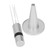 Coffee Powder Distributor Needle Rotatable Stainless Steel Coffee Stirrer Distribution Tool for Home Kitchen