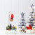 Christmas Ornament LED Luminous Rotating Music Box Christmas  Resin Craft Christmas Light Music Box