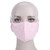 2Pcs Washable Daily Dust Proof Adult Breathable Mouth Muffle Face Cover for Men Women Use(Pink Print )
