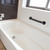Bathroom Black Space Aluminum Bathtub Hand Bar Anti-Skid Safety Handrail Accessory 30cm