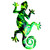 Metal Gecko Wall Art Decor Hanging Sculpture for Home Bedroom Living Room Office Garden Decor