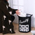 Foldable Fabric Laundry Basket Cotton Laundry Large Bag Collapsible Storage Basket