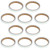 10pcs Luminous Tape Selfadhesive  LightStoring Stage NonSlip Fluorescent Warning Tape(Blue Green 1.5cmx3m)