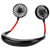 Hands free Neck Hanging USB Charging Outdoor Mini Portable Fan(Black)